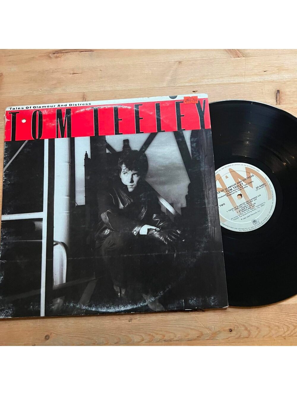Tom Teeley - Tales of Glamour and Distress 33rpm VG+ VR23